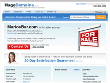 Tablet Screenshot of mariosbar.com